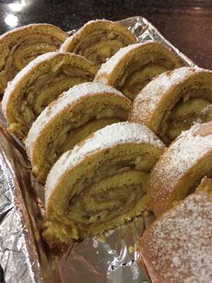 Bananenroulade