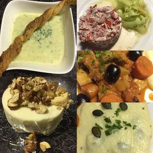 Kaninchen in Rotwein geschmort
