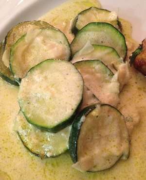 Zucchetti-Mascarpone Gratin