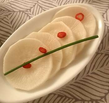 eingelegter Daikon Rettich - Tsukemono