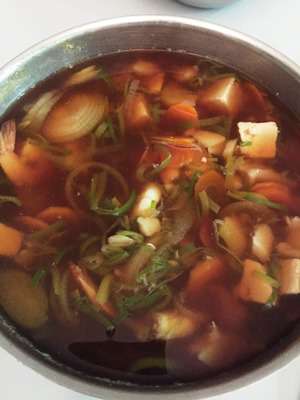 Scharfer Fischeintopf koreanisch