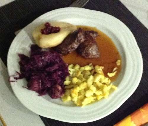 Rotkraut mit Kastanien