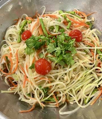 Tom Sam Salat - Papayasalat
