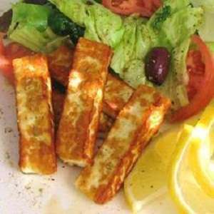 Halloumi frittiert