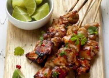 Brochetas de Cordero al tequila - Lammspiess m. Tequila